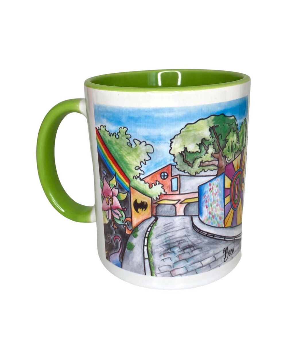 imagem Caneca Beco do Batman Verde