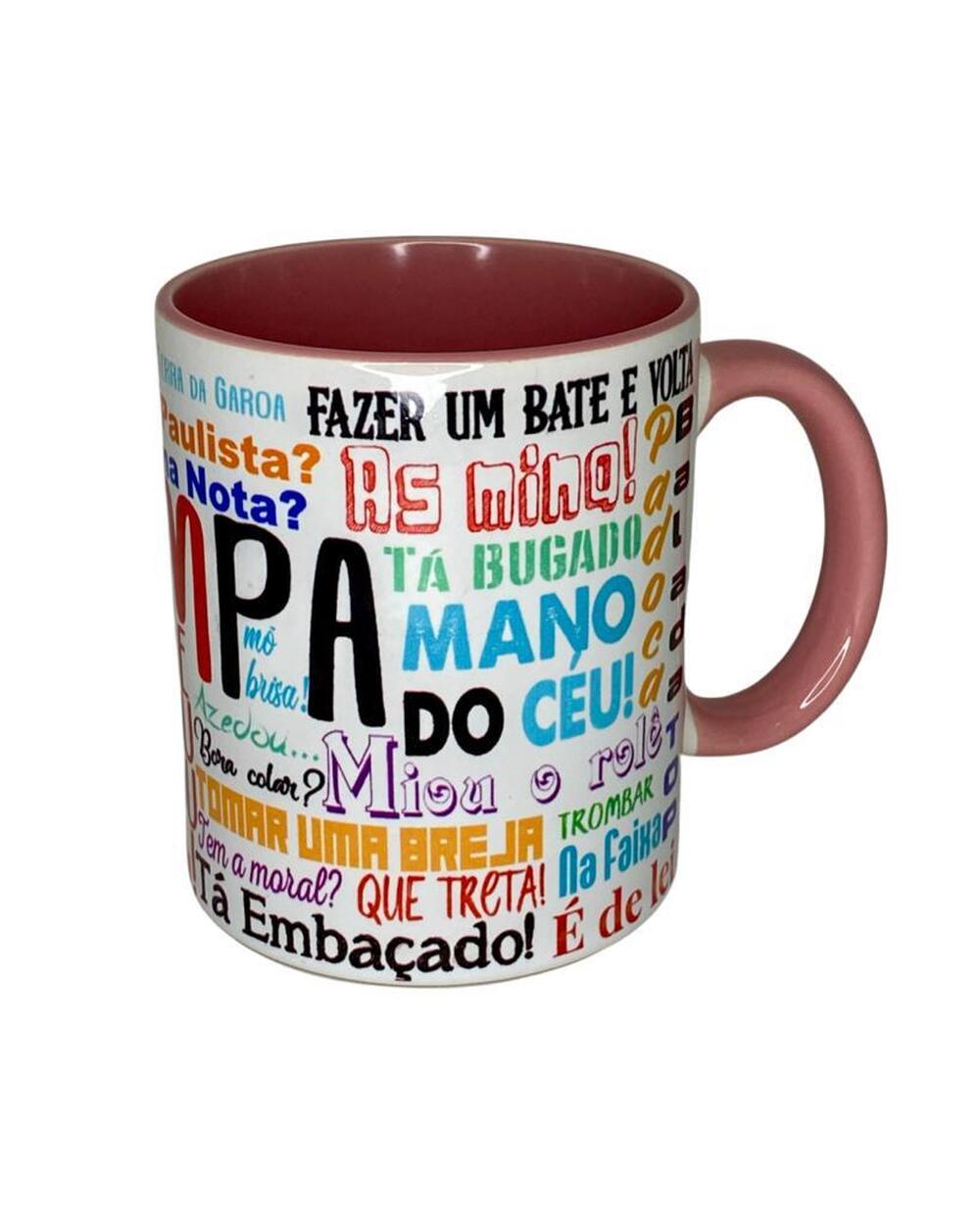 Caneca Gírias Preta