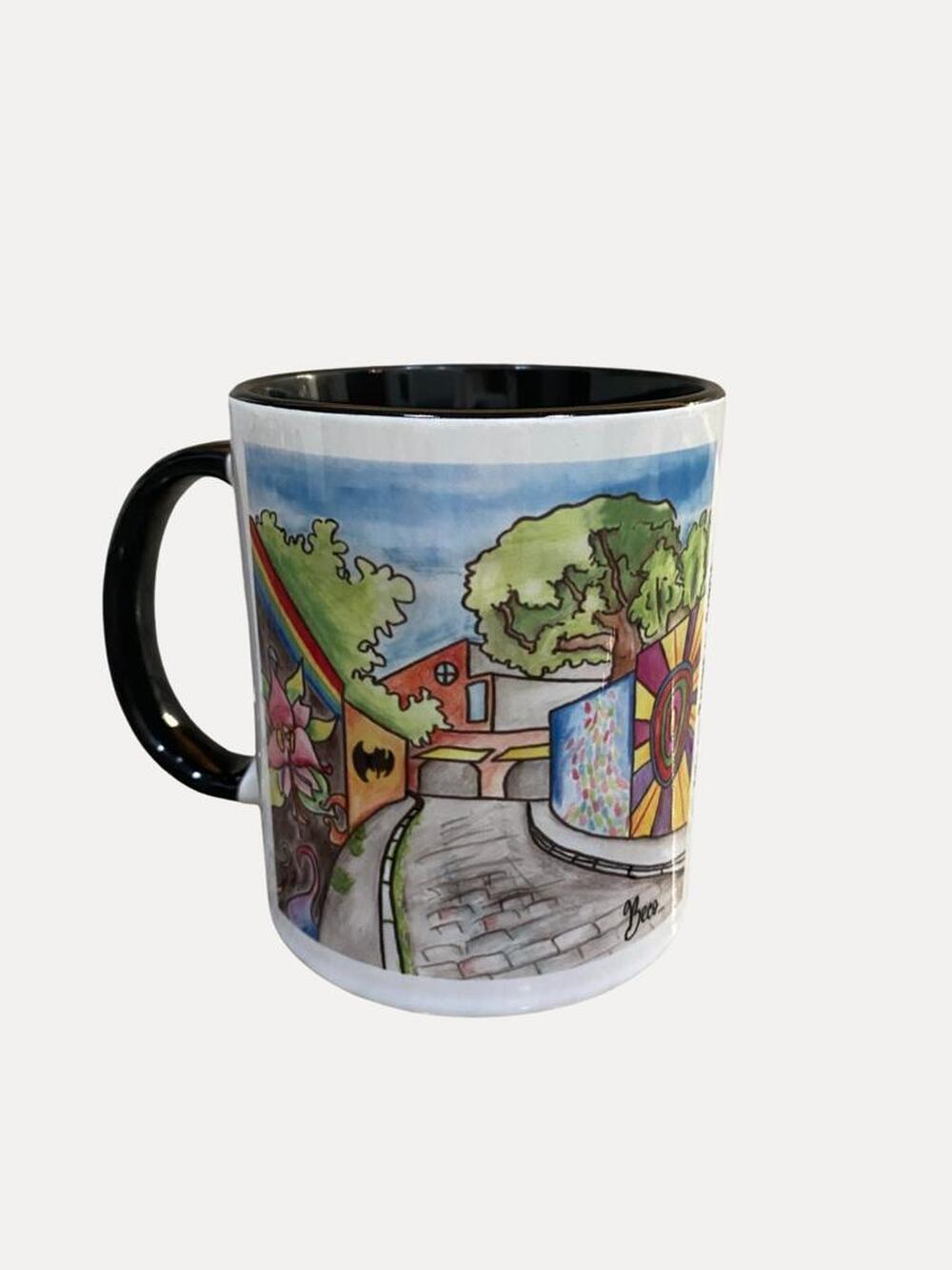 imagem Caneca Beco do Batman Preta
