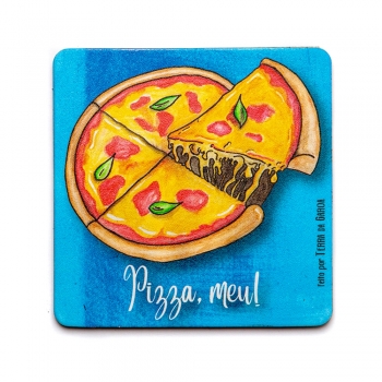 imagem Porta-Copo Pizza, meu!