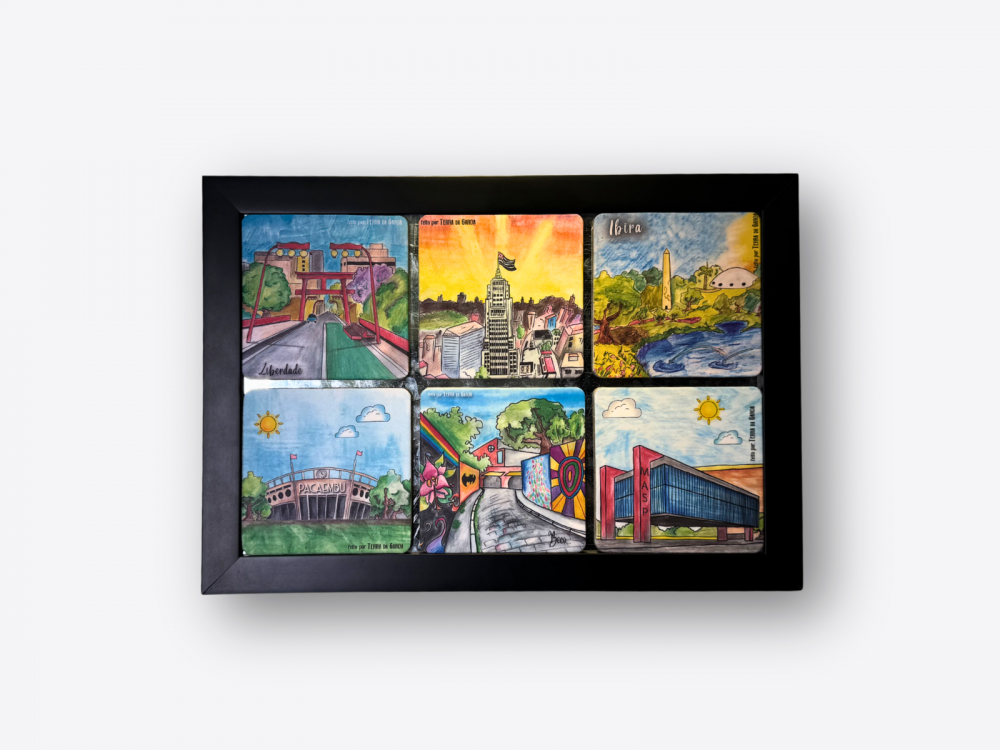 imagem Quadro ímã Paisagens