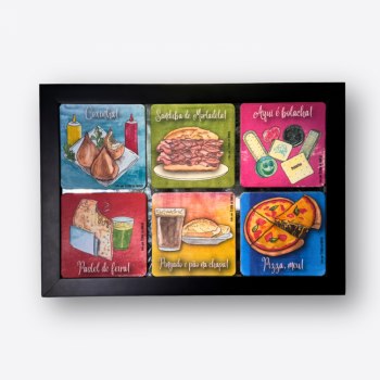 imagem Quadro ímã Comidinhas