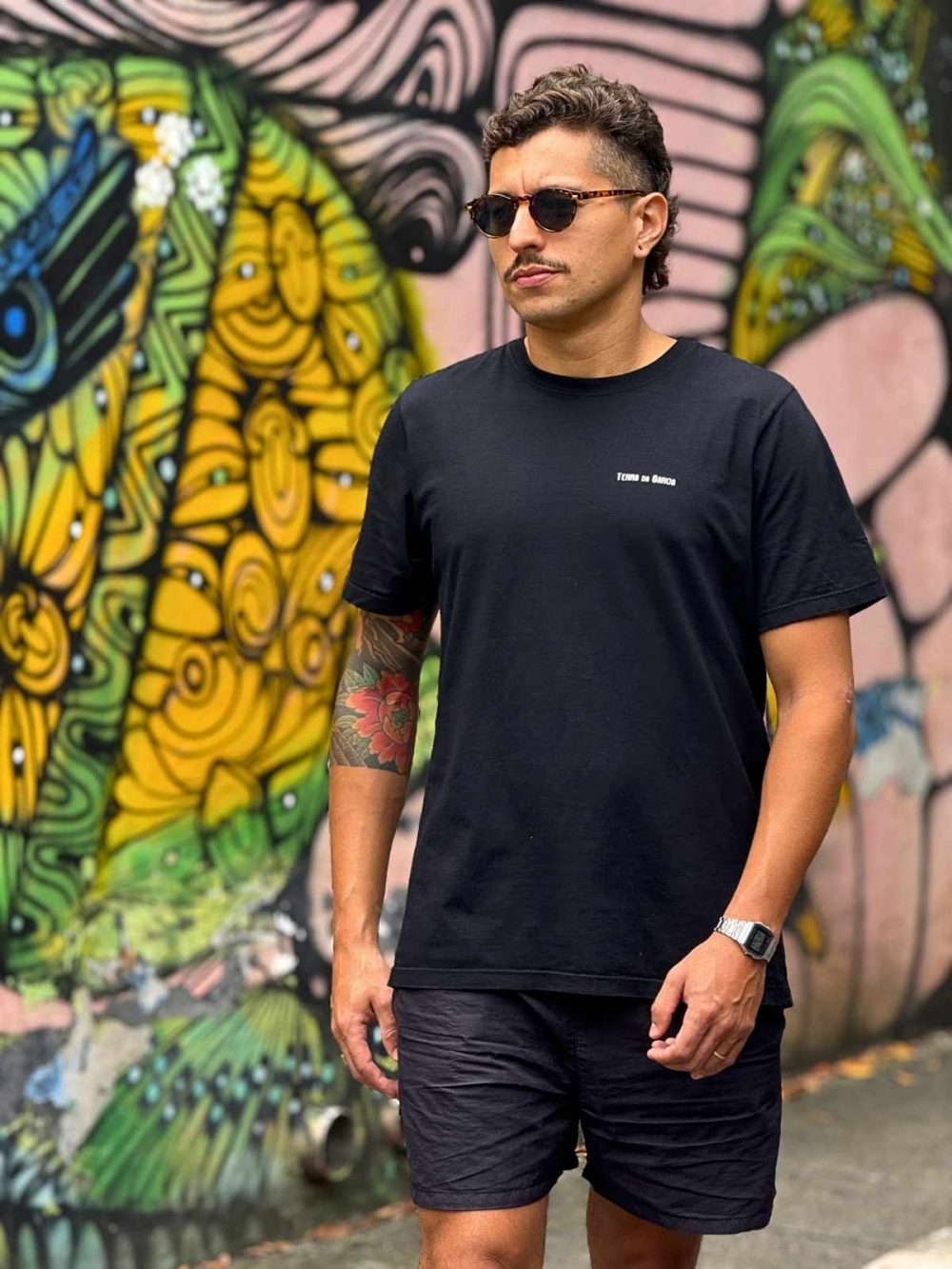 imagem Camiseta Brasil SP - Preto estonado