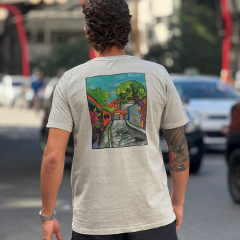 imagem Camiseta Beco do Batman - Cinza Claro estonado