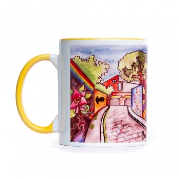 imagem Caneca Beco do Batman Amarelo